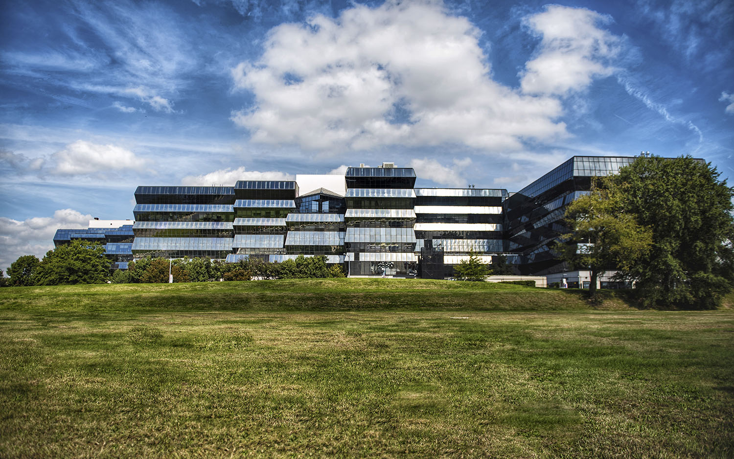 Exterior photography of the Children's National Hospital campus