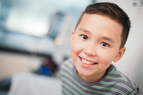Boy smiling